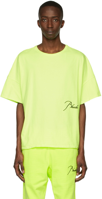 Photo: Rhude Green Reverse T-Shirt
