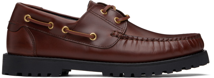 Photo: Ernest W. Baker Brown Leather Boat Shoes
