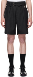 Stefan Cooke Gray Polyester Shorts