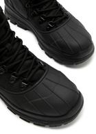 Hunter Explorer Duck Rubber Ankle Boots Black