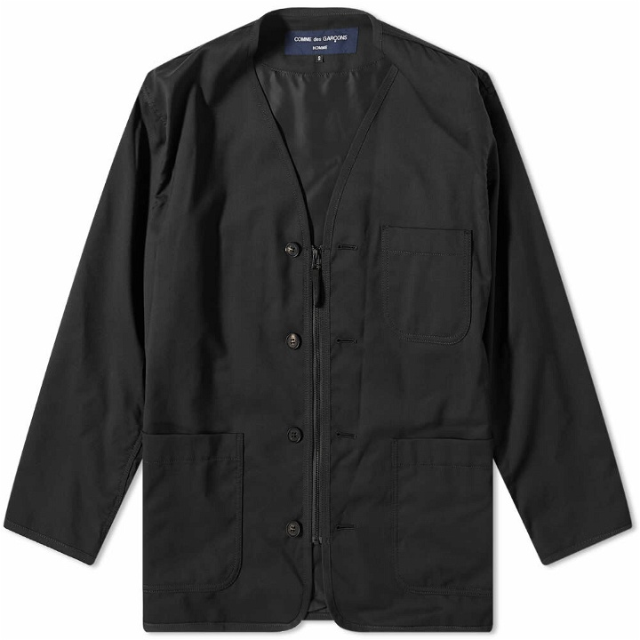 Photo: Comme des Garçons Homme Men's Nylon Liner Zip Jacket in Black