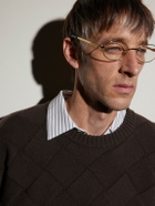 Bottega Veneta - Stretch Panthos Oval-Frame Gold-Tone Optical Glasses