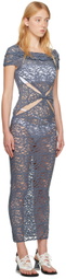 BARRAGÁN SSENSE Exclusive Gray Maxi Dress