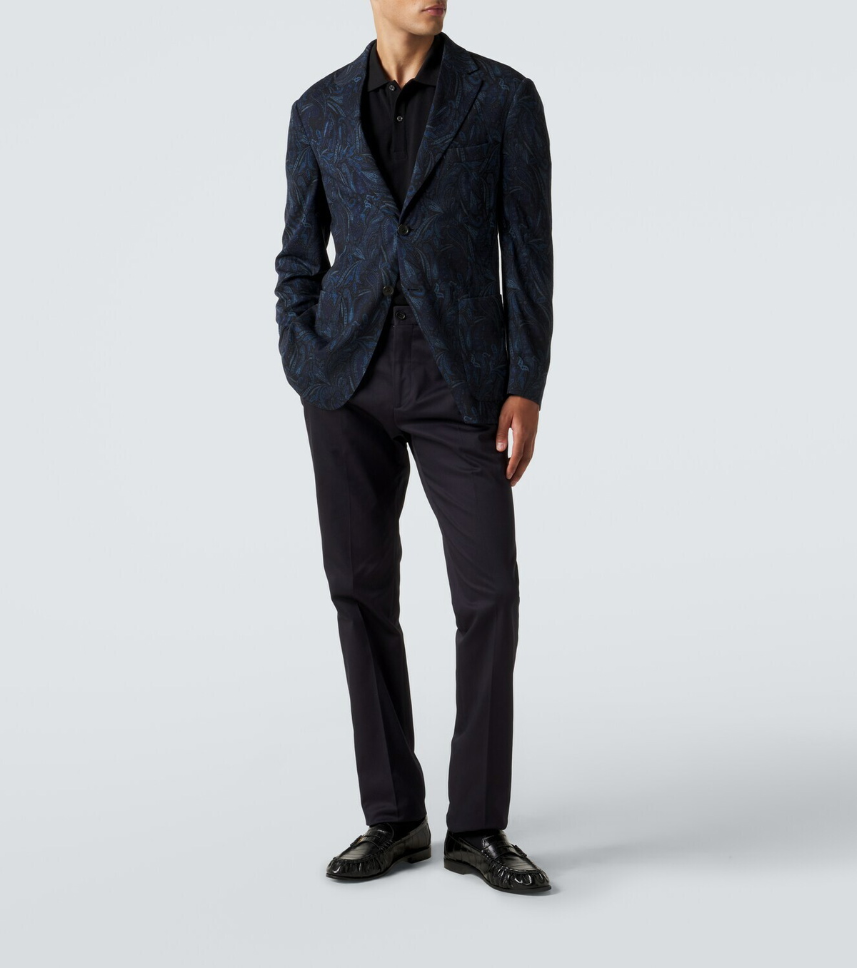 Etro Cotton-blend slim pants