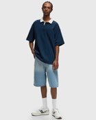 Daily Paper Zella Monogram Denim Shorts Blue - Mens - Casual Shorts