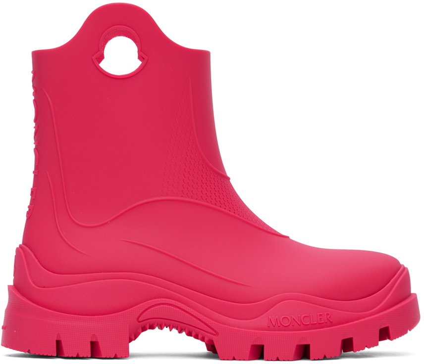 moncler pink trainers