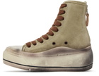 R13 Khaki Tall Kurt Sneakers