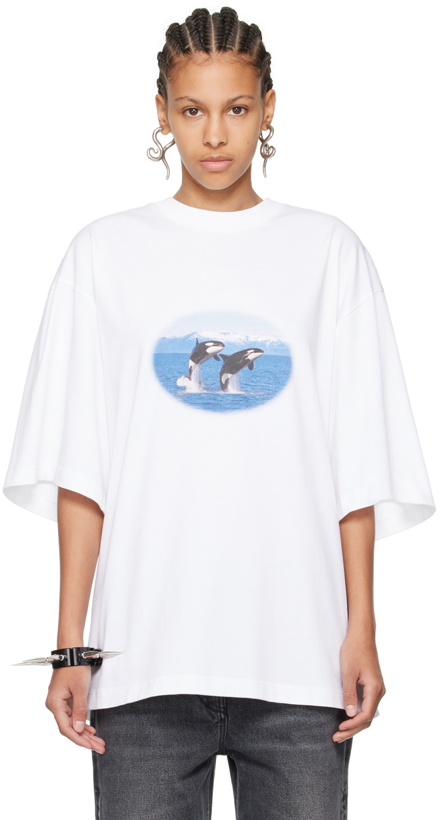 Photo: ABRA White Orca T-Shirt