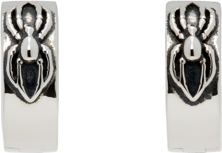 Photo: Stolen Girlfriends Club Silver Spider Huggie Earrings