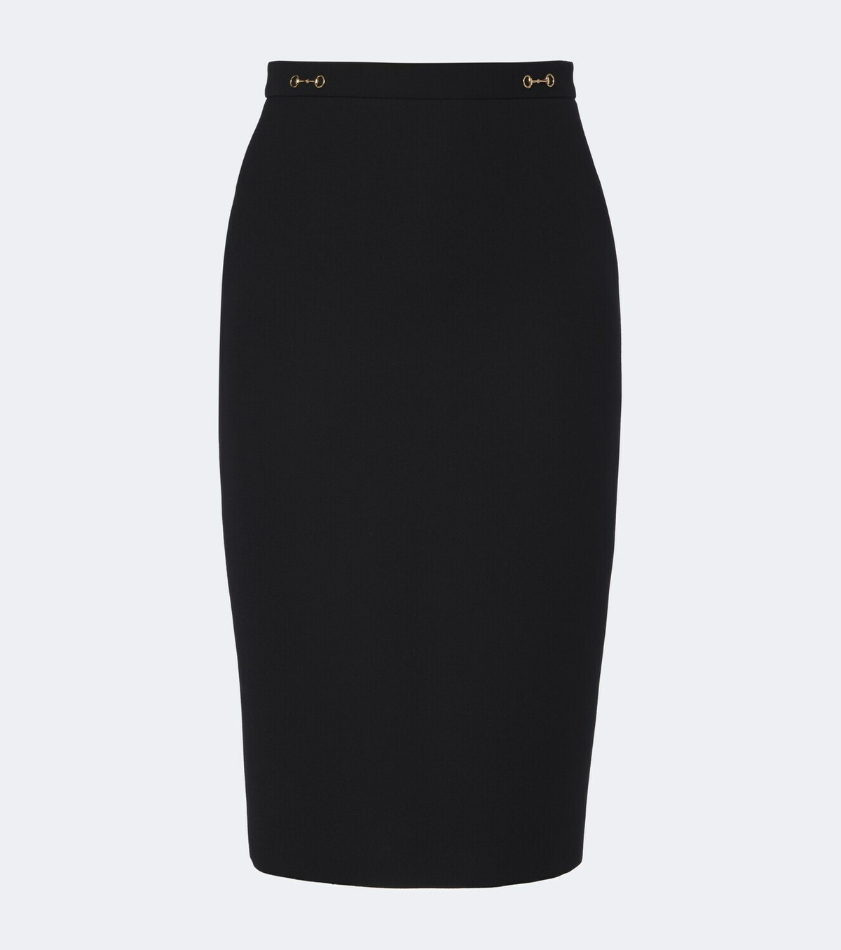 Gucci Horsebit wool crêpe pencil skirt