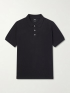 A.P.C. - Joe Cotton-Piqué Polo Shirt - Black