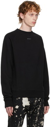 HELIOT EMIL Black Logo Sweatshirt