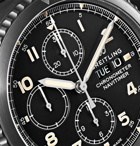 Breitling - Navitimer 8 Chronograph 43mm Black Steel and Leather Watch - Men - Black