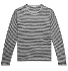 Alex Mill - Striped Slub Cotton-Jersey T-Shirt - Gray