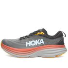 Hoka One One Men's M Bondi 8 Sneakers in Anthracite/Castlerock