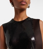 Christopher Esber Sequined midi dress