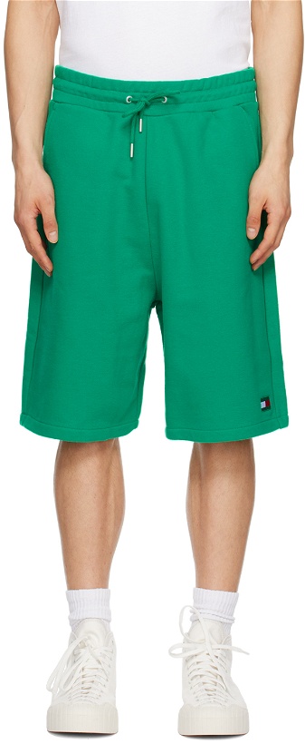 Photo: Tommy Jeans Green Essential Shorts