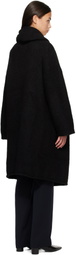 Lauren Manoogian Black Capote Coat