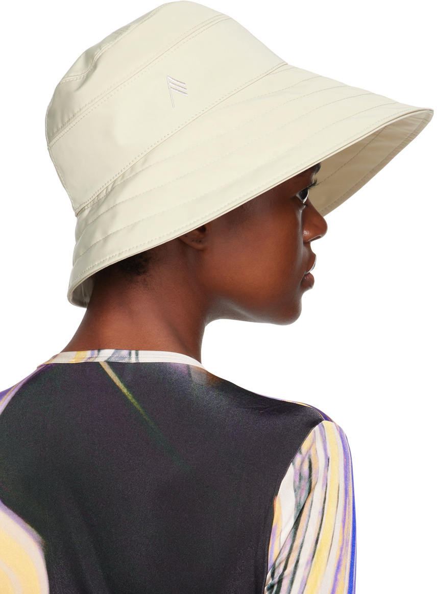 The Attico White Bucket Hat.Size 57. White Bucket Hat | Cabana Life main image 2