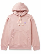 Acne Studios - Fonbar Oversized Logo-Appliquéd Cotton-Jersey Hoodie - Pink