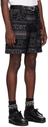 sacai Black Eric Haze Edition Shorts