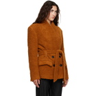 Isabel Marant Tan Syndra Alpaca Bouclé Jacket
