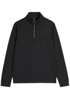 Vuori Coronado 1/2 Zip Stretch-jersey Sweatshirt Black