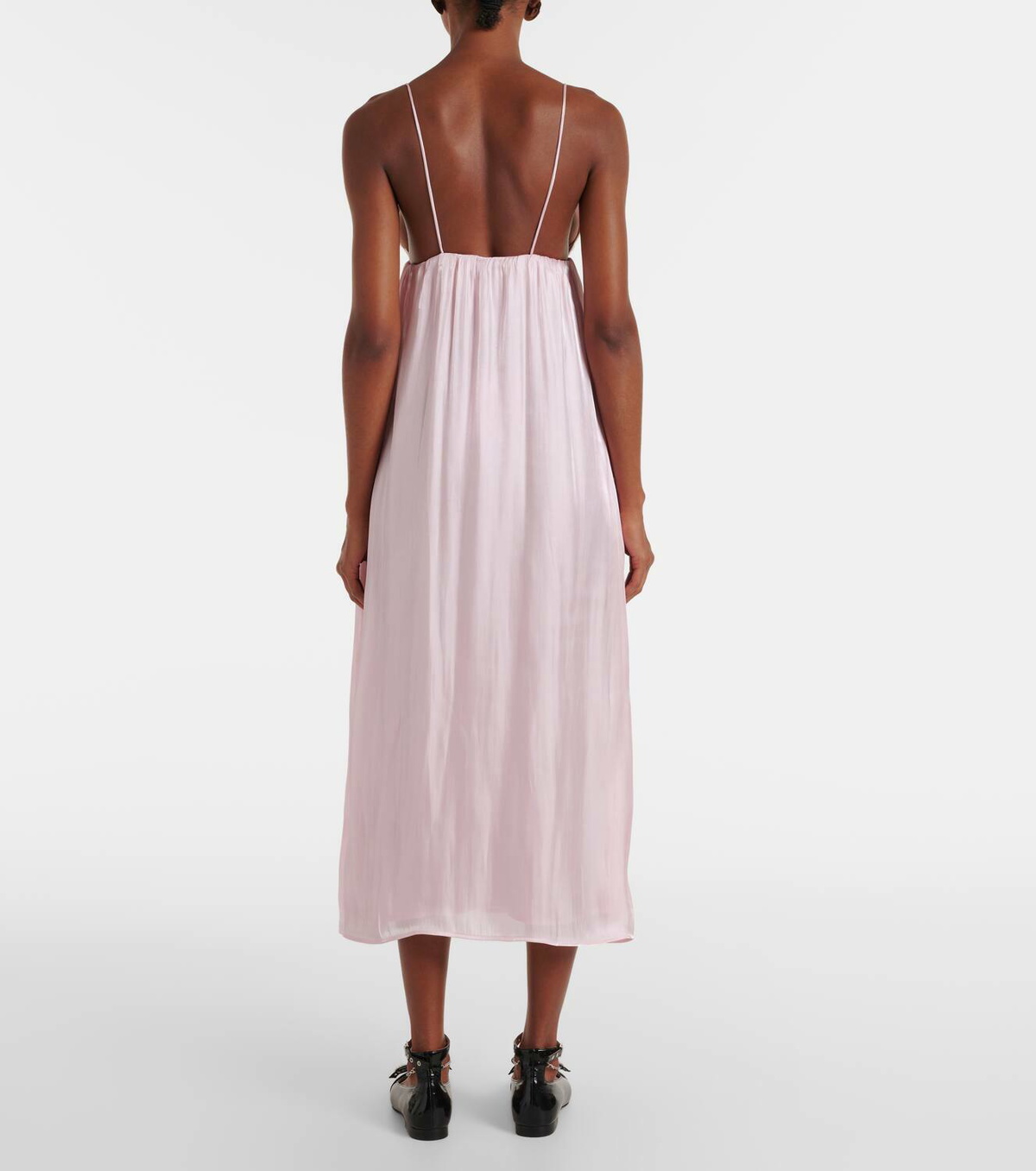 Ganni Satin maxi dress GANNI