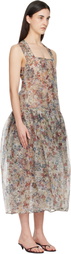 KHAITE Mutlicolor Amello Maxi Dress