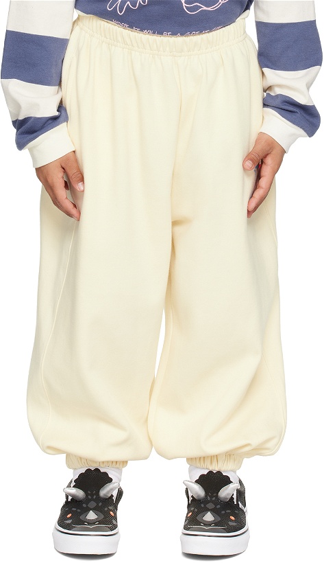 Photo: Luckytry Kids Off-White Lucky Duck Lounge Pants