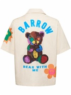 BARROW Printed Poplin Short Sleeve Shirt