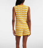 The Upside Goldie Watson cotton crochet vest