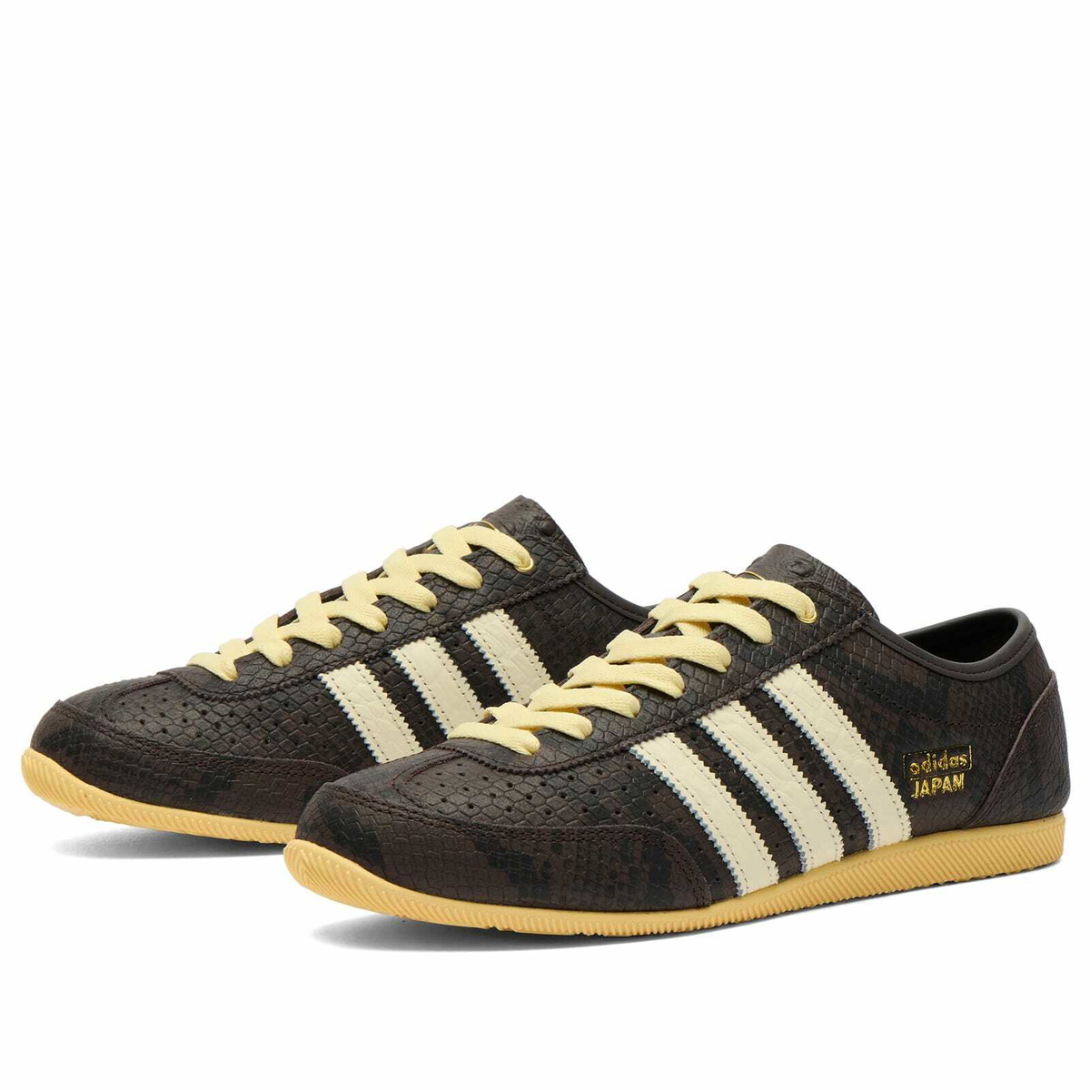 Adidas Women's Japan Decon Sneaker in Aurora Coffee/Cream White/Orange Tint