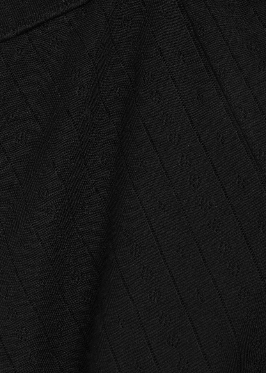 Skall Studio Edie Pointelle Jersey Leggings Black