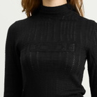 Bode Women's Louise Long Sleeve Knitted Top in Black
