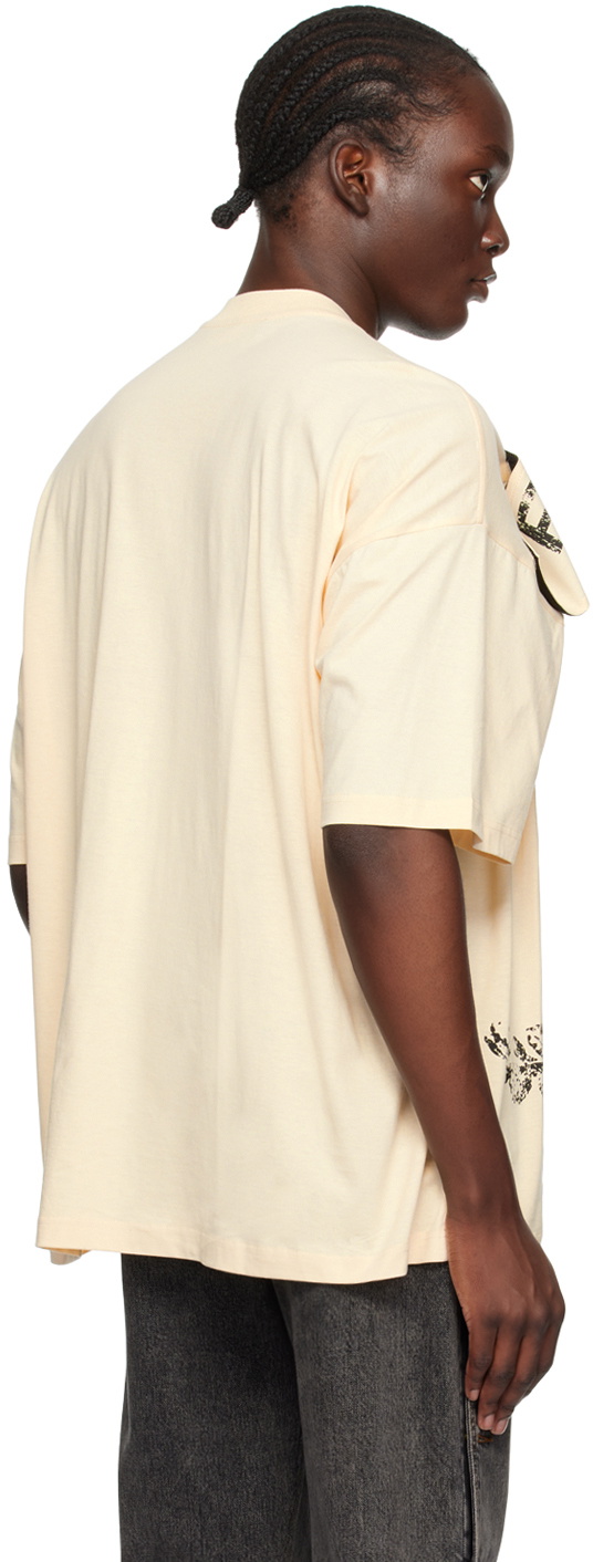 Y/Project Beige Velcro 'Paris' Best' T-Shirt