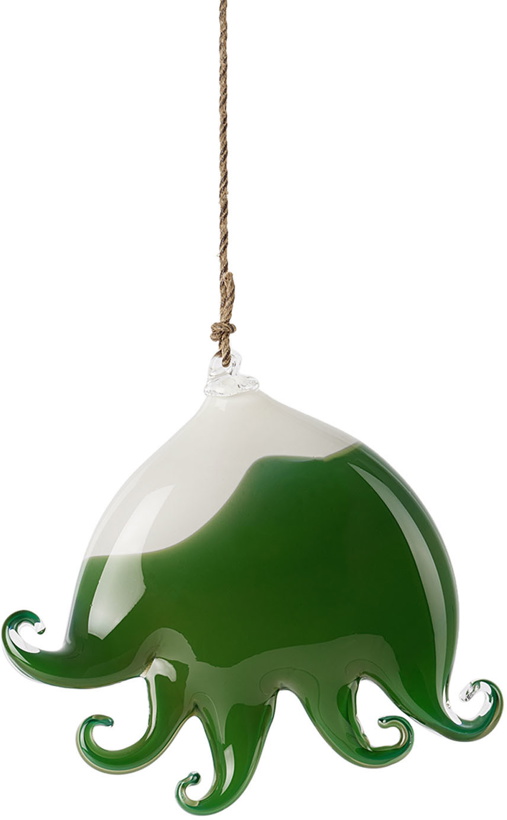 Photo: Silje Lindrup SSENSE Exclusive Green & White Grinch Ornament