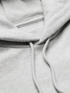 MCQ - Mélange Loopback Cotton-Jersey Hoodie - Gray