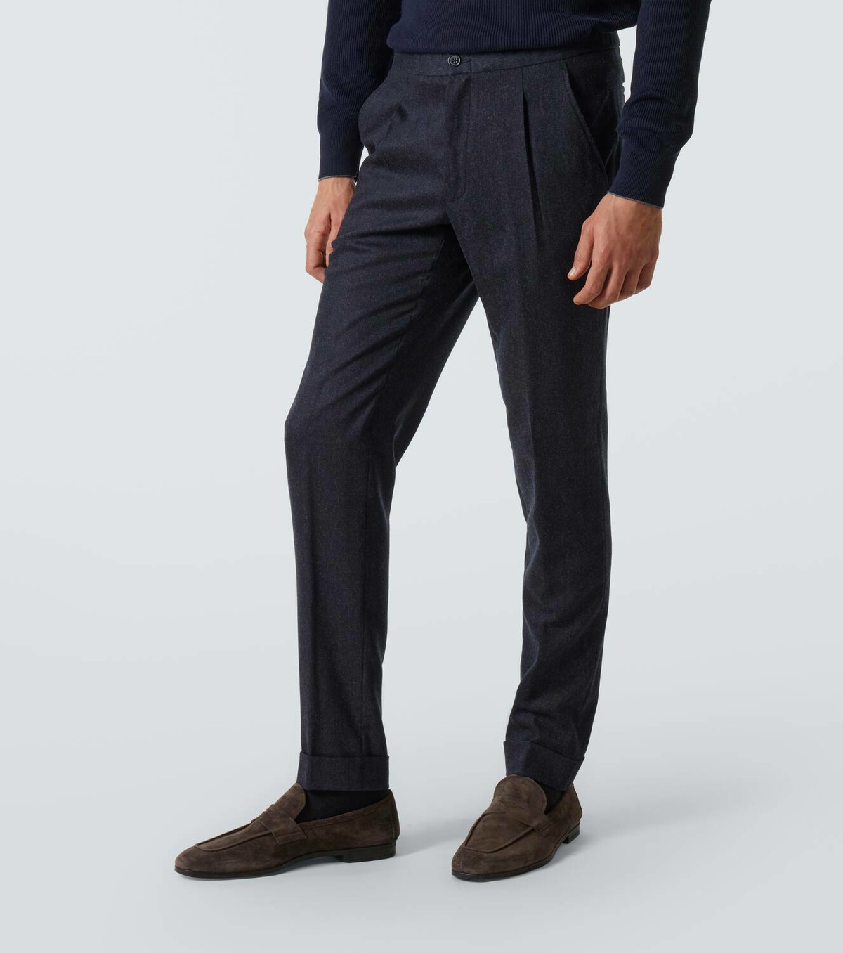 Thom Sweeney Cashmere straight pants