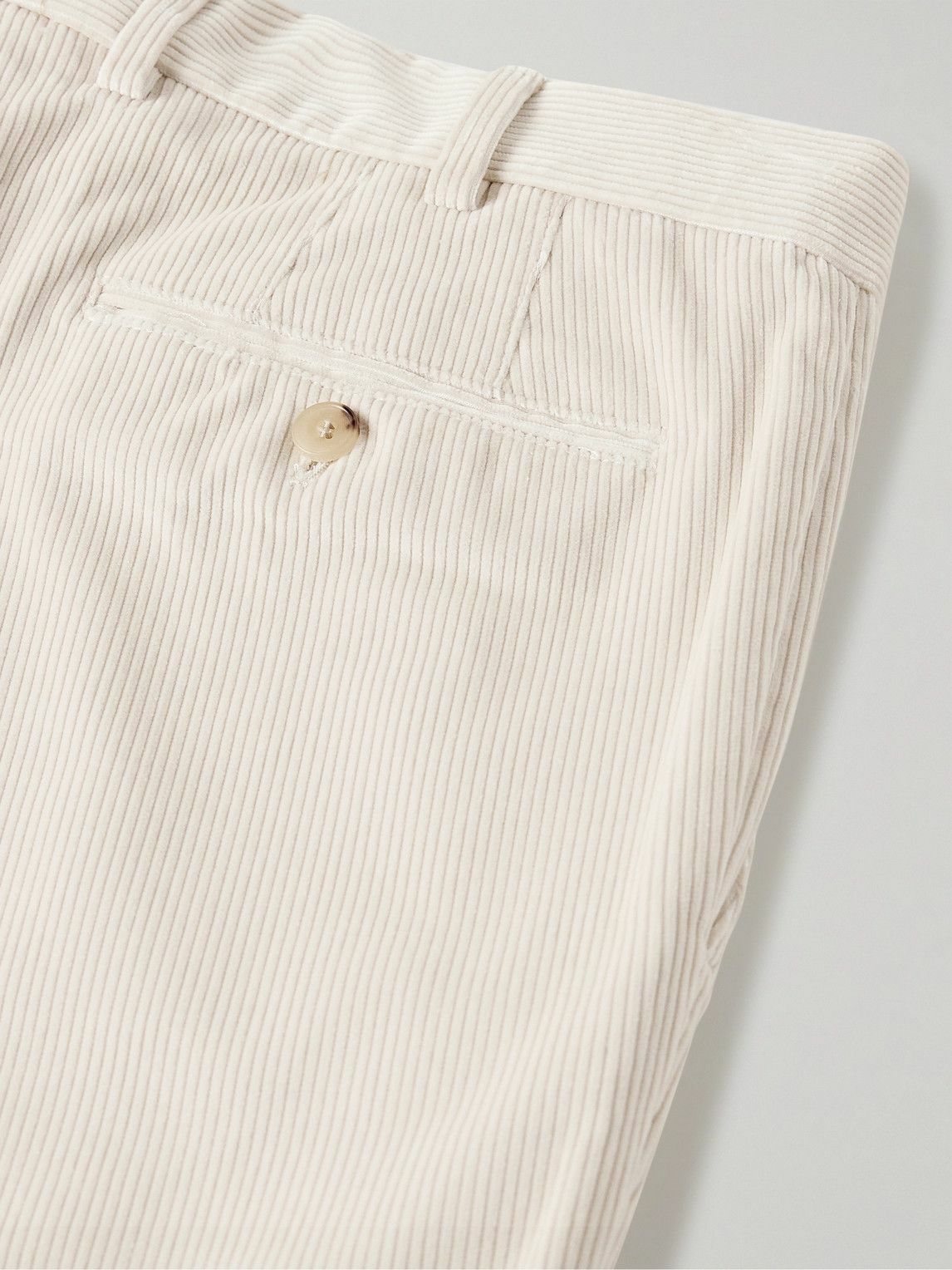 Loro Piana - Straight-Leg Cotton-Corduroy Trousers
