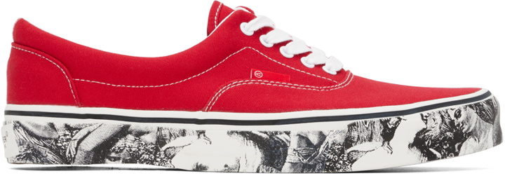 Photo: UNDERCOVER Red Printed Sneakers