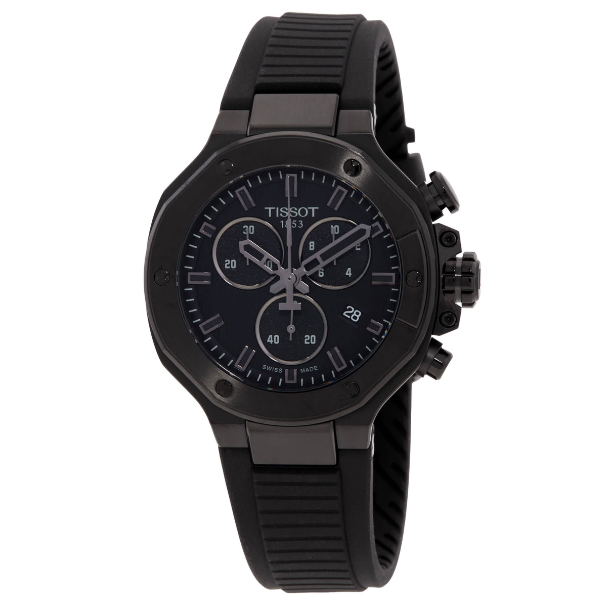 Tissot T-Race Chronograph Quartz Black Dial Watch T1418173705100