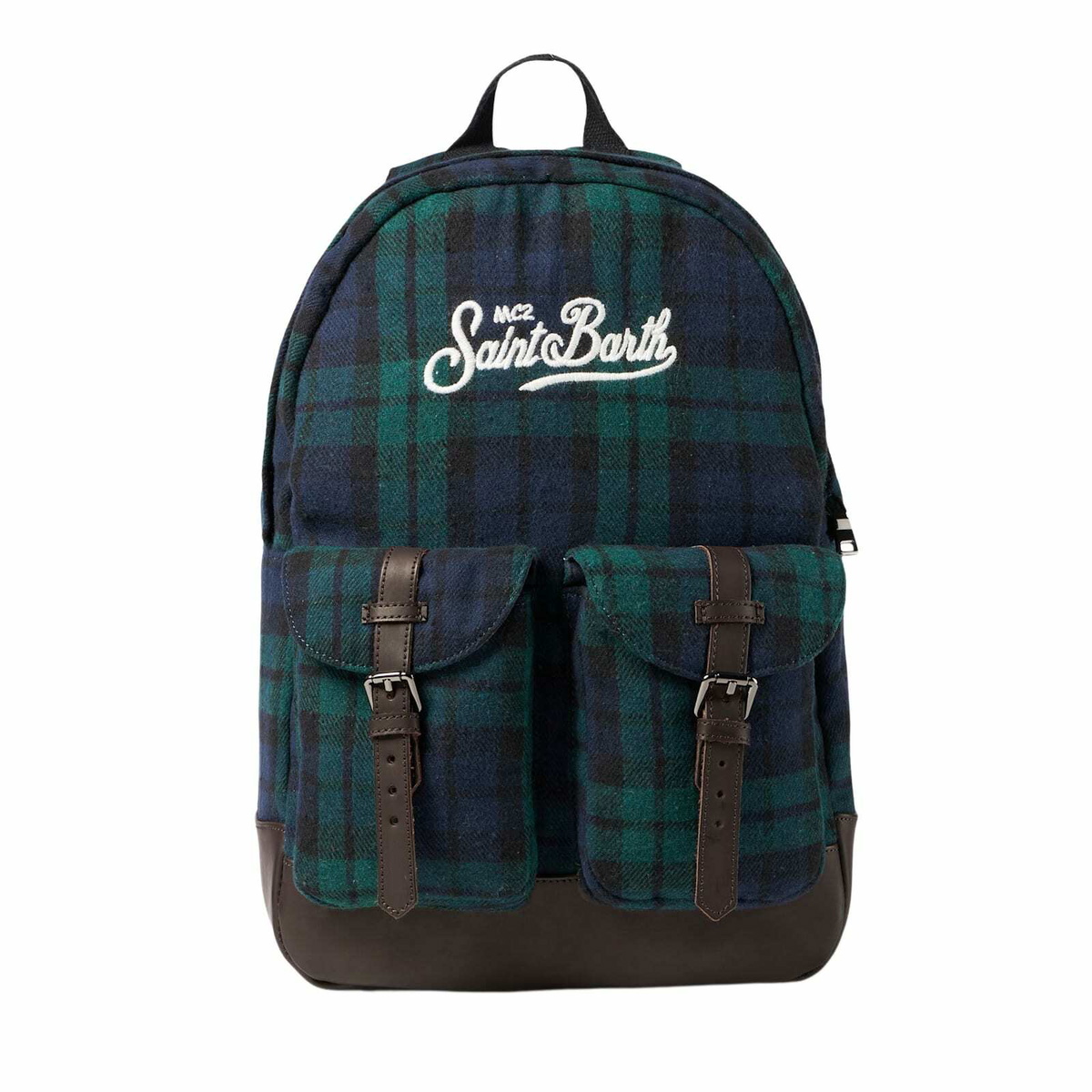 MC2 Saint Barth Backpack With Tartan Print
