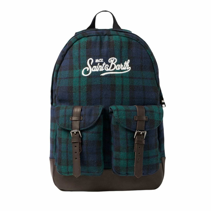 Photo: MC2 Saint Barth Backpack With Tartan Print