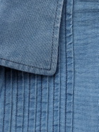 Favourbrook - Bib-Front Cotton-Chambray Shirt - Blue