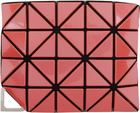 BAO BAO ISSEY MIYAKE Red Flipper Card Holder
