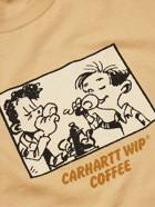 Carhartt WIP - Coffee Slim-Fit Printed Cotton-Jersey T-Shirt - Brown