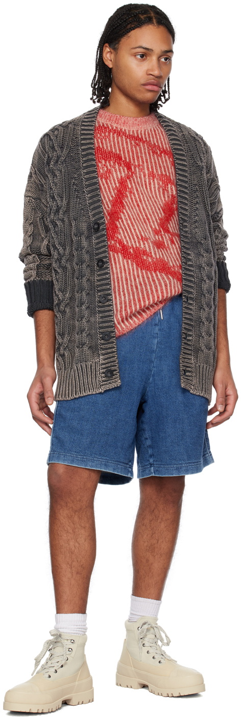 Diesel Red K-Edro Sweater Diesel