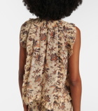 Ulla Johnson Sabra printed silk-blend chiffon top