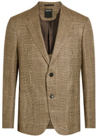 Zegna Houndstooth Woven Blazer Multicoloured 1
